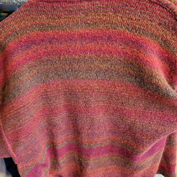Oversized wool wrap sweater, XXL Bleyle noblesse. REVERSIBLE - Picture 8 of 11